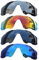 Acefrog Lot de 4 paires de verres polarisés de rechange pour lunettes de soleil Oakley Jawbreaker OO9290 - Ajustement parfait - Incassables - Anti-rayures, Multicolore, One Size