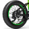 Komplettes Aufkleber-Set für Fatbikes Fatbike MTB 20-26-29 Zoll (20-26-29 Zoll), Rad für Mountainbikes, wählen Sie Farbe Code 2047 (26 Zoll, 069 Neongrün)