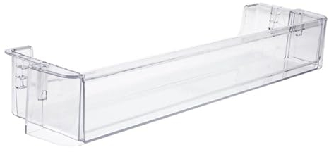 LUTH Premium Profi Parts Bandeja de almacenamiento compatible con Bauknecht 480131100576, 443 x 65 mm, para puerta de frigorífico