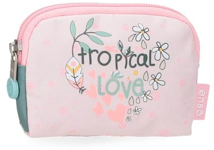 Enso Tropical Love Geldbörse, Mehrfarbig, 12 x 8 x 2 cm, Polyester, bunt, geldbörse