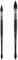 Squirrel Hair Watercolour Brushes Size 6, 10, Professional Mop Round Fine Tip Detail Artist Paintbrush for Acrylic Painting, Watercolor, Gouache, Fine Detailing