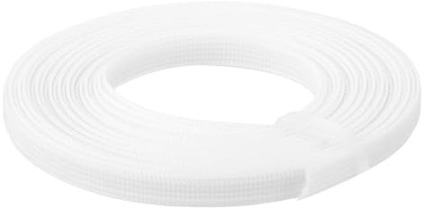 QUARKZMAN Nähen Knochen, 1 Stück 5 Yards 6mm - Polyester Durchnähbares Hochdichtes Korsett Knochen für Brautkleid, Brautkleid (Weiß).