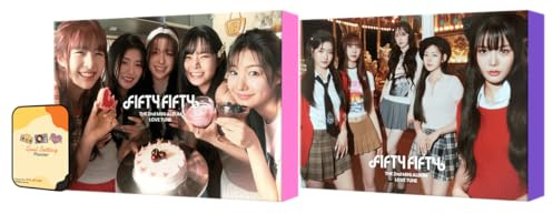 FIFTY FIFTY Album - Love Tune LOVE ver. + TUNE ver. Full Album Set(Standard ver)+Pre Order Benefits+BolsVos Exclusive K-POP Giveaways Package
