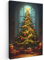 MuchoWow© Impression sur Toile Cadeau Noel Photo Peinture 60x90 cm Tableau Decoration Murale Chambre Salon Maison Deco Cuisine Arbre de Noël - Cadeau - Hiver