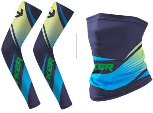 Mangas para Brazos con Tejido Inteligente Termoregulador, Manguitos Running Transpirables con Protección UV-SPF 50+, Manguitos Ciclismo de Gran Comodidad con Protección Frente a Rayos Solares (M3)