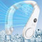 Neck Fans for Women Rechargeable Usb-Best Portable Neck Fan with Cooling Plate,Leafless Silent Air Conditioning Neck Fans,Powerful Cordless Wearable Fan Around Your Neck,Gifts for Adults Kids White