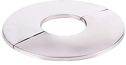 Runde Rosettenplatte aus Edelstahl für die Wand, geteilter Flansch, Wasserrohr-Wandabdeckungen, passend für Küchenarmaturen, Waschbecken, Toiletten