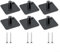 Stand Mixer Attachment Holder 6 Pack for KitchenAid Accessories Storage Organizer for Beater Dough Hook Whip
