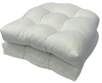 U-förmiges Kissen für Rattan-Stühle, 2-teiliges Set, Innen- und Außenbereich, Sitzkissen für Terrassenmöbel