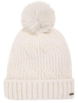 Weird Fish Blagdon Sparkle Bobble Hat Chalk Size ONE