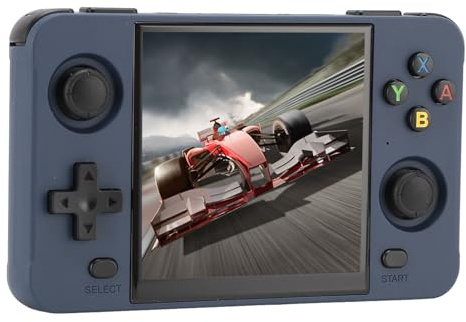 Vvikizy Consola de Videojuegos Portátil con Soporte para Dos Jugadores para Entretenimiento Familiar Azul (16G y 128G)