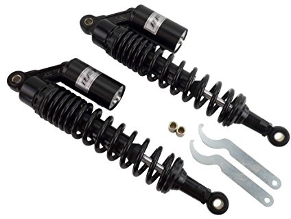 Stoßdämpfer paar schwarz passend für Moto Guzzi NTX 750 1987-1992
