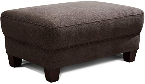 CAVADORE Hocker Gootlaand / Passend zu Landhaus Garnitur Gootlaand / Sitzhocker mit Federkern / 101 x 66 x 45 / espresso
