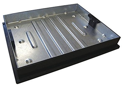 Block Paving Recessed Manhole Cover and Frame 600 x 450 x 80mm
