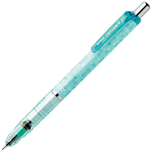 Zebra DelGuard Druckbleistift, 0,5 mm, quadratisch, blau-grüner Körper (P-MA85-SQBG)