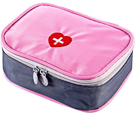 LoKauf 13 * 10 * 4cm Tragbar Wasserdicht Medizintasche Sanitätstasche Reiseapotheke Tasche Erste Hilfe Set