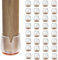 CHBKT Chapeaux de Jambe de Chaise de 32PCS, couvertures de Tableau de Meubles, appropriées aux Jambes Rondes 17-21mm, Garnitures de Pieds d'Anti-Rayures, Garnitures de Feutre antidérapantes