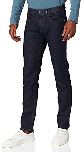 camel active Herren Slim Fit 5-Pocket Jeans Dunkelblau, menswear-32/32
