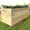 Gartenwelt Riegelsberger Elegantes Hochbeet Kräuterbeet Pflanzbeet Lärche Gemüsebeet 195x100cm Höhe 71 cm aus Lärchenholz 27mm geriffelt