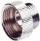 Waterberry Shower Hose Reducer Chrome Plated Metal Adapter 3/4 Female to 1/2 Male BSP Round Pipe Connection, Shower Hose Mixer Valve, Reducer, Adaptor