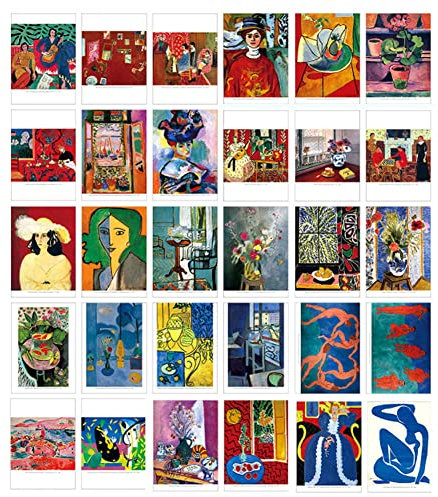Beautiful Art Postkarten-Set von Henri Matisse, 30 Stück