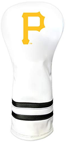 Team Golf MLB Pittsburgh Pirates - Coprimazza per mazze da golf, stile vintage, design retrò, colore: bianco