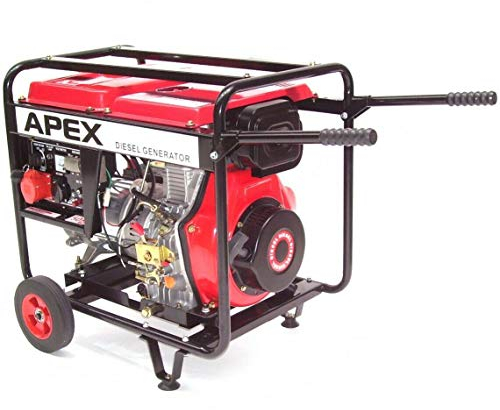 E-Start Diesel Stromerzeuger Generator 5500 AWZ 400V Notstromaggregat Generator 06281 Elektro Starter