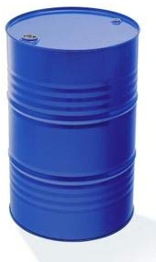PEQUINSA 4 bidons métalliques de 200 litres homologués ADR UN, Bleu, Palettisés fournis, Deux embouts de 2 et 3/4 pouces