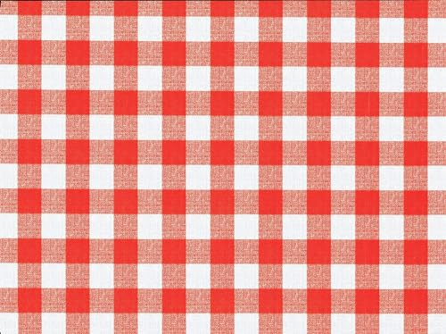d-c-fix nappe de table toile cirée Manhattan Avanti rouge blanc - anti-tache en plastique PVC - linge enduite pour intérieur et extérieur - 110 cm x 140 cm rectangulaire