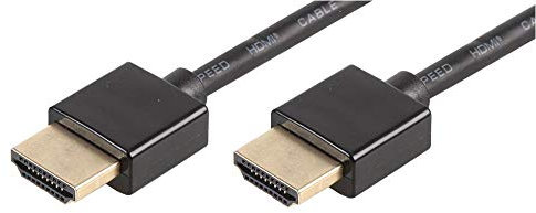 Pro Signal PSG3253-HDMI-5 High Speed 4K UHD Slim HDMI Lead with Ethernet, 5m Black