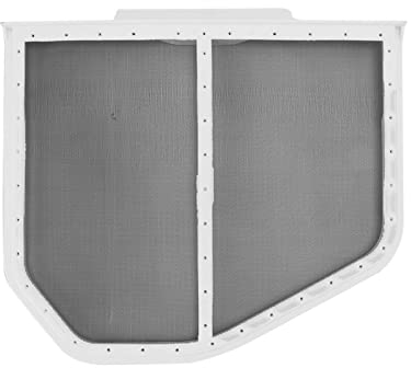 Qcwwy Filtro de Pantalla de Trampa de Pelusa para Secadora Samsung, Reemplazo de Filtro de Pantalla de Filtro de Acero Inoxidable Mejorado para W10120998