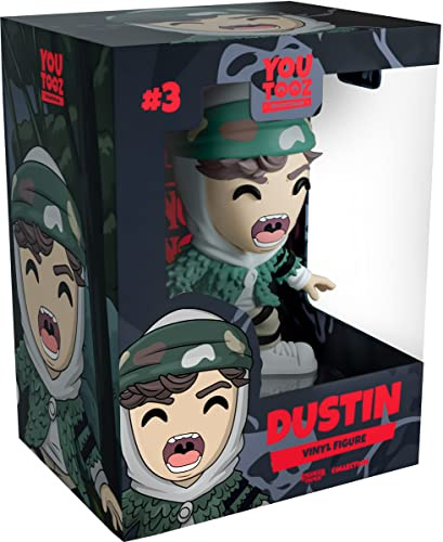 You Tooz Dustin Henderson Stranger Things 4.4 Inch Vinyl Action Figure, Green
