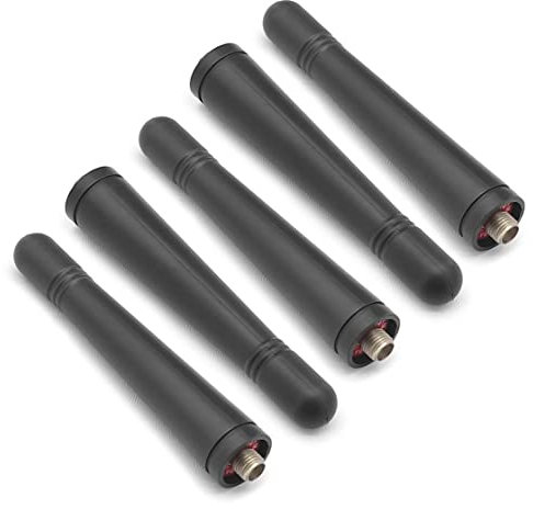 SUNDELY® Antena corta de repuesto para radio BaoFeng UV-5R BF-888S Kenwood NX-300 NX-3300 NX-5300 TK-3100 TK-3402 Walkie Talkie UHF 400-470MHz SMA-F KRA-23 3,3 pulgadas / 8,5 cm 5 piezas (5 piezas)