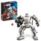 LEGO 75370 Star Wars Sturmtruppler Mech Set, Baubares Actionfigur-Modell mit Gelenkteilen, Minifiguren-Cockpit und großem Stud-Shooter, Sammelspielzeug für Kinder ab 6 Jahren
