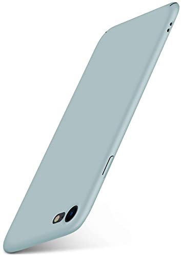 moex Alpha Case für Apple iPhone 7 / iPhone 8 Hülle Ultra Dünn, Schutzhülle mit erhöhtem Kameraschutz, Slim Cover Hardcase Backcover, Dünnste Handyhülle Minimalistisch, Pastell Stein