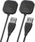 Bicmice Kompatibel mit Fitbit Sense & Versa 3 Ladegerät, Ersatz-Ladekabel, Dock für Sense 2, Versa 4 Smartwatch, 100 cm, magnetisches USB-Kabel, 2 Stück