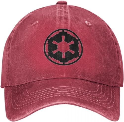 TeysHa Baseballkappe Snapback Sonnenhut Mode Imperial Emblem Galactic Empire Baseballkappe Distressed Denim Washed Kopfbedeckung Outdoor Alle Jahreszeiten Reise Geschenk Caps Hut Geschenk