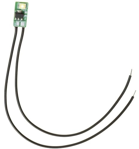 NOCH® Micro-Rooms Einfach-LED, kalt-weiß, Gebäude-Innenbeleuchtung 4 Stück für die Modelleisenbahn Spurweiten H0, TT, N, Z