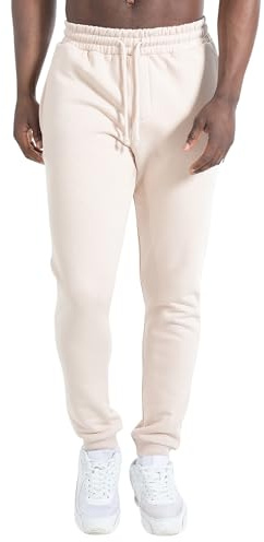 SMILODOX Joggingshose Herren Aldin - Baumwolle Sporthose, Trainingshose mit Reißverschlusstaschen, Freizeithose Laufhose Ideal für Sport Gym Fitness und Freizeit