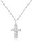 GAVU Damen Halskette Sterling Silber 925 mit Zirkonia Kreuz Anhänger Schmuck für Frauen