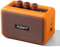 Leo Jaymz Compact & Portable 5W Dual Speaker BT Wireless Guitar Amp - Rechargeable Battery, Clean/Overdrive Modes, Headphone Jack, Ideal for Practice & Performance (Orange)