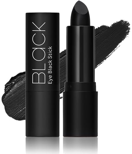 Black Face Paint Stick, Waterproof Body Crayons For Sports Cosplay | Multi-Use Eye Face Body Paint Sticks, Ideal For Football Athletes, Fancy Dress And Festivals