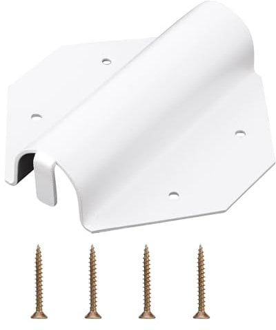 Side Mount Flag Pole Holder, Outside House Flag Pole Bracket Set with Screws Premium Side Mount Flag Pole Bracket for House Porch Wall Yard