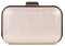 Michelle Moon - Pochette Elegante Beige per Matrimoni, Feste ed Eventi | Clutch Cerimonia Donna, Ideale come Borsa Elegante con Glitter; Borsa a Mano per Occasioni Speciali
