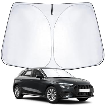 Parasol Delantero Compatible con AUD-i A3 8V 8Y Sportback Sedan 2022 2023 2024 2025 Parasol Parasol para A3 8V 8Y con protección UV, enfriamiento