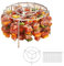BBQ Brochetas de Acero Inoxidable, Accesorios para Freidora de Aire - Juego de 24 Brochetas + Rejilla Redonda para Parrilla | Compatible con Freidoras de Aire, Hornos de Aire Caliente