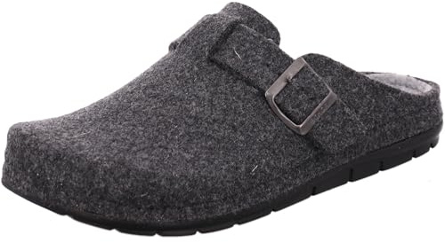 Rohde Herren Pantoffel aus recyceltem Softfilz Riemen mit Schnalle Rodigo-H 6747