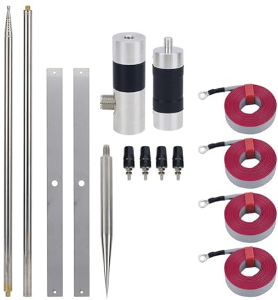 ISKDJBJG GPTWO-PRO Portable HF Antenna, 7-54MHz Shortwave GP Antenna for Outdoor Amateur Radio, High-Performance HF Radio Antenna