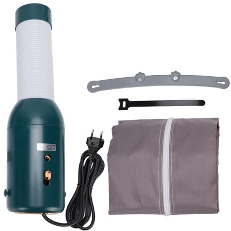 Wohpnle Sèche-linge portable, mini-sécheuse ABS avec tube télescopique chauffage de séchoir compact petit vêtements de séchage de vêtements pour RV, hôtels, dortoirs, voyage