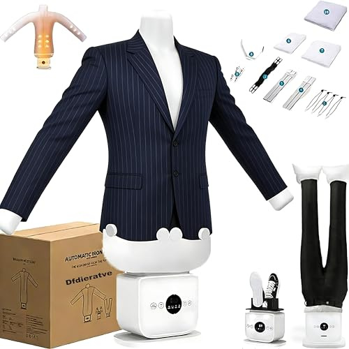 Dfdieratve Máquina de Planchar Automática para el Hogar y Viaje, Secadora y Planchadora de Vapor Todo en Uno, 8 Minutos, para Camisas, Ropa y Zapatos en Espacios Compactos como Yates y Hoteles